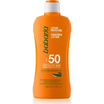 Přípravek na opalování Babaria Sun Protective voděodolné mléko na opalování SPF 50 200 ml