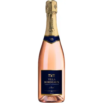 Víno cremant villa bordeaux rose