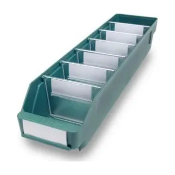 Regálový box RackBox, 500 x 120 x 95 mm, barva zelená