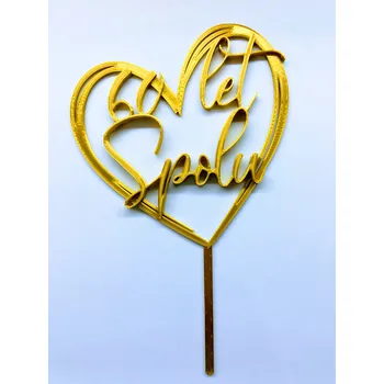 Zápich - xx LET SPOLU #1 (bílá, černá, zlatá)