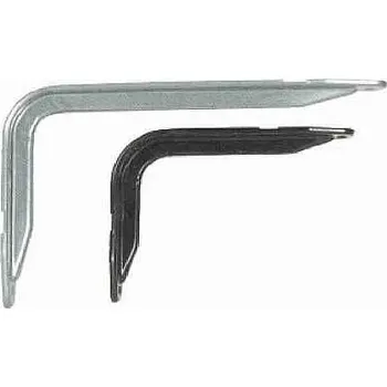 Držák na polici Konzola lisovaná D07 167x280 mm Bílá KT03867