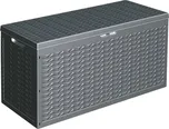 ProGarden Zahradní úložný box s rukojetí 300 l šedý