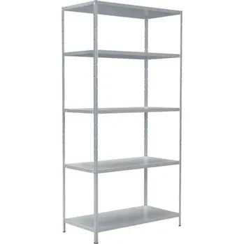 Dílenský regál Kovový regál Schulte 4010-V 2000x1000x500 mm, 5 polic, nosnost 425 kg, pozinkovaný