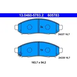 Sada brzdových destiček, kotoučová brzda ATE 13.0460-5783.2