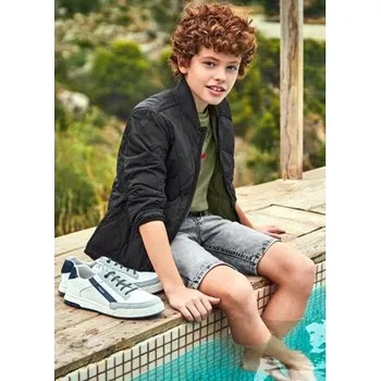 Chlapecká bunda bomber bunda přechodová oboustranná khaki, černá Mayoral 6414-83 velikost 170