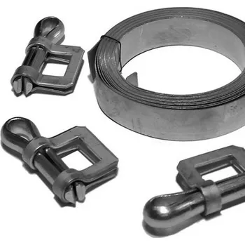 Zahradní hadice MOTEX sada šíře 12mm, 10 spon a 5m pásky Hadicové spony