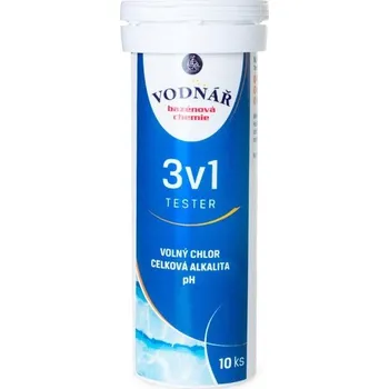 M+H Vodnář bazénový Tester 3v1 (10ks)
