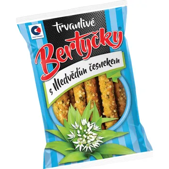 Slaná tyčinka Bertyčky Tyčinky 90 g medvědí česnek