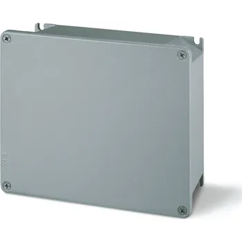 Elektroinstalační krabice Hliníková rozbočovací krabice ALUBOX s krytím IP66 254x218x92mm SCAME 653.04
