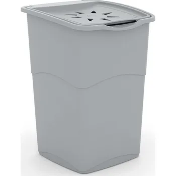 Koš na prádlo KIS Koral 47 l šedý