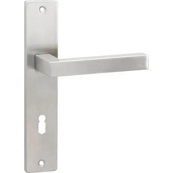 Dveřní kování COBRA PAVLA NEREZ Provedení: BB (pokojový klíč), Povrch: IN - nerez, Rozteč: 90 mm