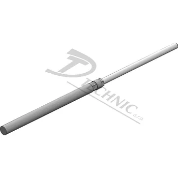 Hromosvod JP 30 Al d16/10 Jímací tyč d16/10 AlMgSi - 3000 mm DT TECHNIC 421030