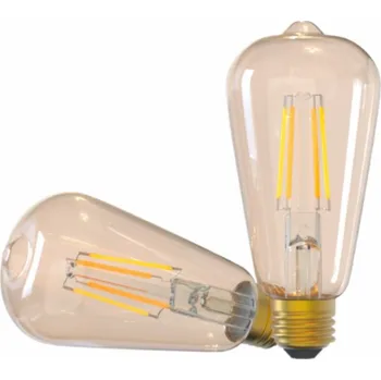Žárovka Inteligentní žárovka Tellur WiFi Filament E27, oranžová, bílá/teplá, stmívač