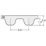 Gates Powergrip HTD 5M 295 15