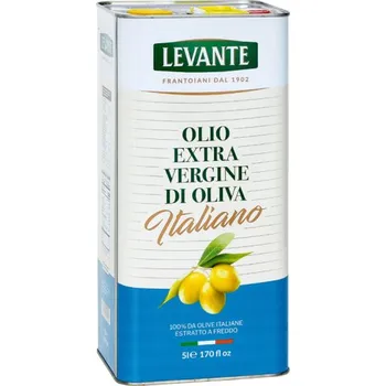 Rostlinný olej Olivový olej Extra Vergine Levante 100% 5l v plechovce - Biolevante