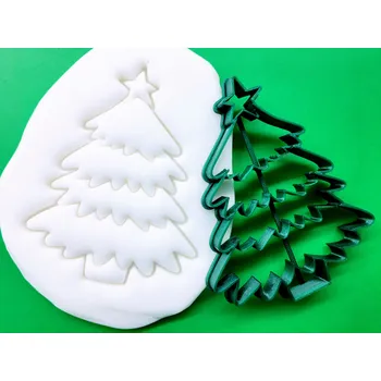 Vánoční dekorace Vánoční stromek #1 vykrajovátko