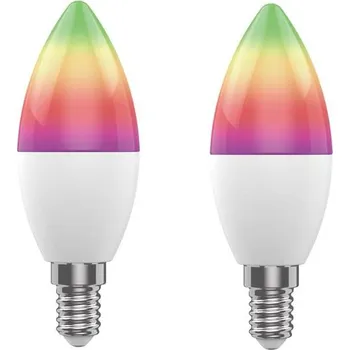 Žárovka Smart LED žárovka E14 5W RGB CCT WOOX R9075/2pack WiFi Tuya sada 2ks