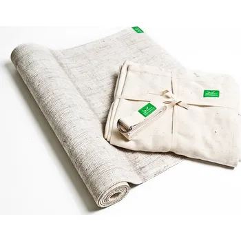 Sada na jógu - jutová podložka, opasek, deka