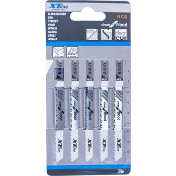 Pilový plátek XTLINE Pilové plátky přímočaré | HCS 75 mm 8 Tpi (1bal/5ks)