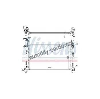Chladič motoru Chladič motoru NISSENS 60996A