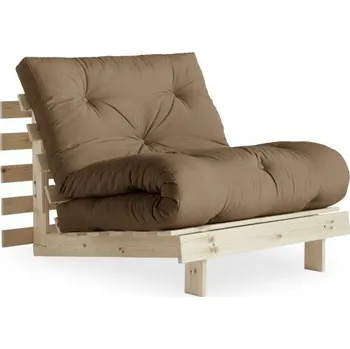 Pohovka sofa ROOT natural pine (pohovka z borovice) karup natural 90*200 cm mocca 755