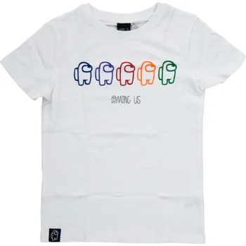 Among Us tričko Postavičky bílé dětské Velikost trička: 158/164