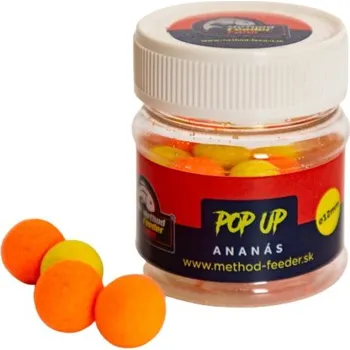 Boilies Boilies Method Feeder Fans Pop-Up Fluo 12mm Ananas