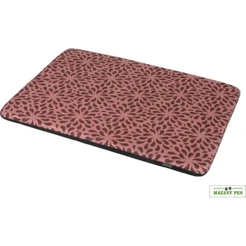 Pelíšek pro psa O´Lala Pets Matrace HAPPY - D121 hnědá, vzor - různé velikosti rozměry 48 x 38 cm