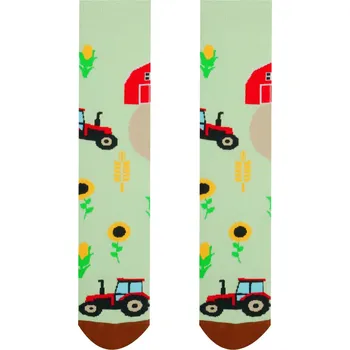 Pánské ponožky Veselé ponožky Traktor, Střih Pánsky/UNISEX, Velikost 35-38