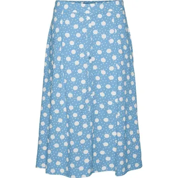 Vero Moda dámská sukně s puntíky Esmilo světle modrá Velikost: S