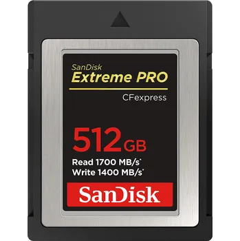 SanDisk CFExpress Extreme Pro B 512 GB…