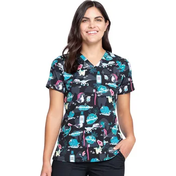 Dámská halenka Zdravotnická zubařská halena s potiskem Cherokee CK671 IDTS Velikost: XL