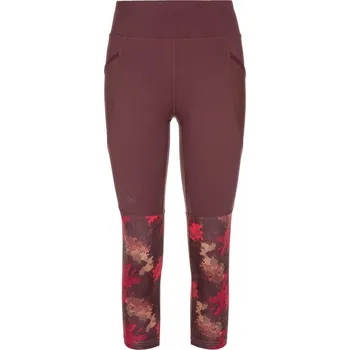 Dámské legíny Dámské 3/4 legíny Kilpi SOLAS červené - Červená, L(40)