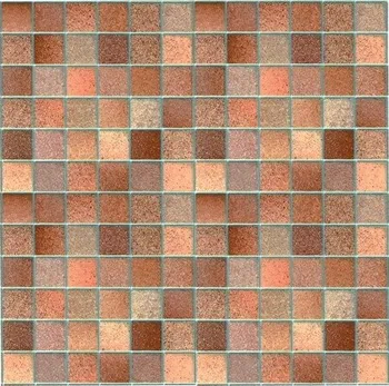 Tapeta Gekkofix 11704 hnědá/béžová mozaika 0,45 x 2 m