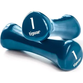 Tiguar Tiguar jednoruční vinylové činky 1 kg