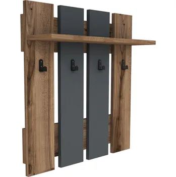 Předsíňová stěna ASIR Mita ořech/antracit