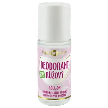 Purity Vision BIO růžový deodorant roll-on 50 ml