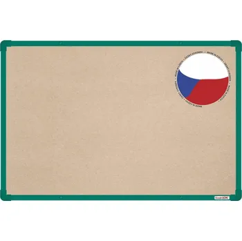 Kancelářský nábytek Textilní nástěnka boardOK 90x60 - zelená