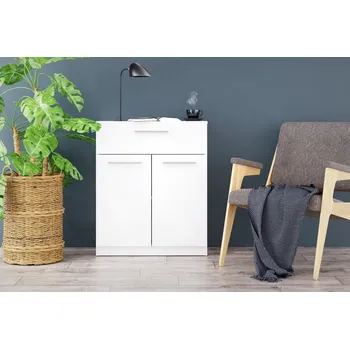 Komoda Komoda ZENOBI 2D1S bílá mat