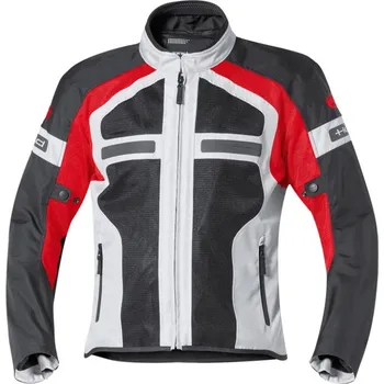 Moto bunda Held Held TROPIC 3.0 dámská letní textilní bunda šedá/červená vel.D2XL XXL