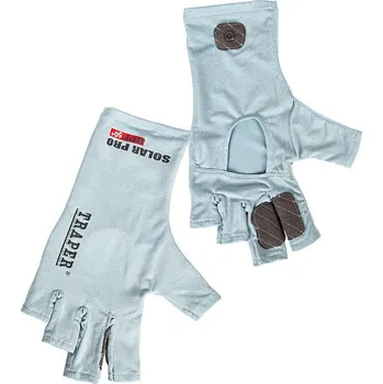 Cyklistické rukavice Letní rukavice Traper Solar Pro Light Blue Glove