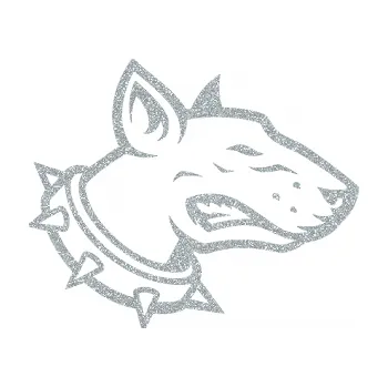 Samolepicí dekorace na vozidlo Pes 167 pravá pitbull (91 - Ultra Metalic stříbrná metalíza) SAMOLEPKA NA AUTO, NÁLEPKA, FÓLIE, POLEP, TUNING, VLASTNÍ TEXT, TISK, AUTOSAMOLEPKY.cz, POLEPY, OBRÁZEK, LOGO, 3D STICKERS