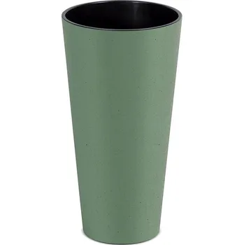 Květináč Květináč Tubus Slim zelený, varianta 30 cm