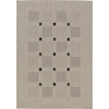 Koberec DEVOS-CABY Kusový koberec FLOORLUX / 20079 SILVER-BLACK BARVA: Šedá, ROZMĚR: 240x330 cm