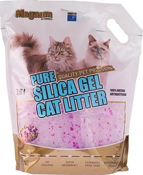 Podestýlka pro kočku Magnum Silica Gel Cat Litter Levander