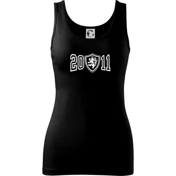 Dámské tričko Narozeninový motiv - znak - 2011 - Dámské tílko - XS ( Černá )