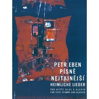 Písně nejtajnější (pro nižší hlas a klavír)