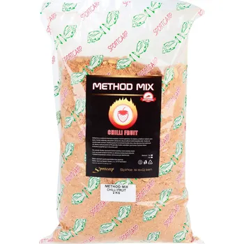 Návnadová surovina Sportcarp Method mix Chilli Fruit 2 kg