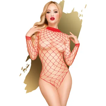 Dámské erotické body Penthouse Scandalous Red Velikost XL