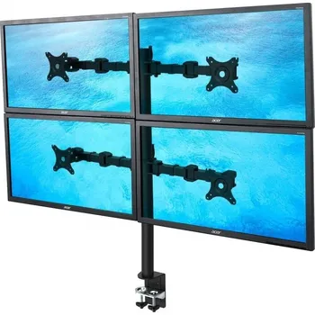 Televizní držák Univerzální stolní držák na 4 monitory ERGO-F44